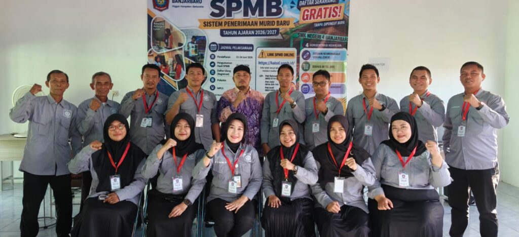 PENGUMUMAN HASIL SISTEM PENERIMAAN MURID BARU (SPMB) SMKN 4 BANJARBARU TAHUN PELAJARAN 2026/2027